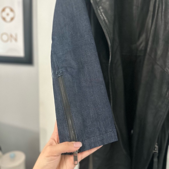 Mackage Lena Leather Trench - Picture 6 of 7